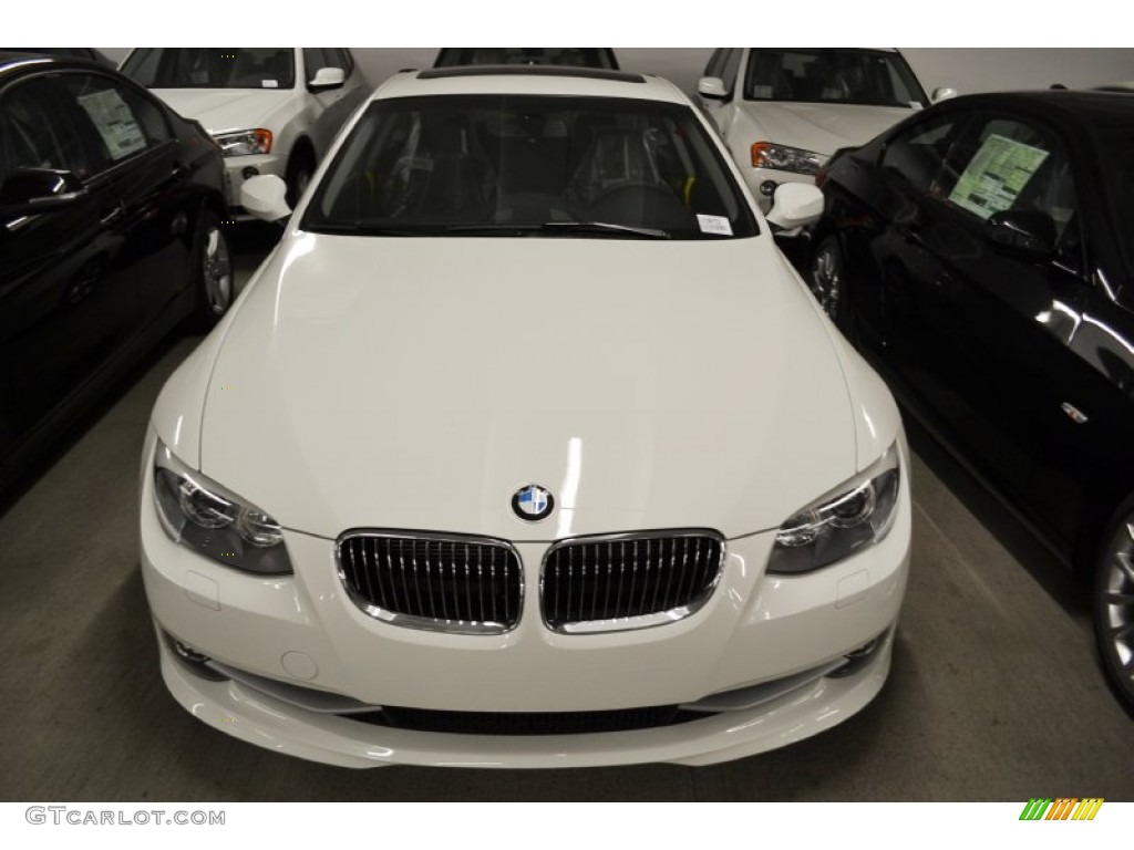 2013 3 Series 328i Coupe - Alpine White / Black photo #9