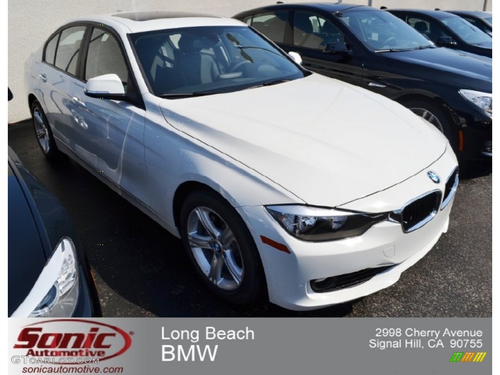 Alpine White BMW 3 Series