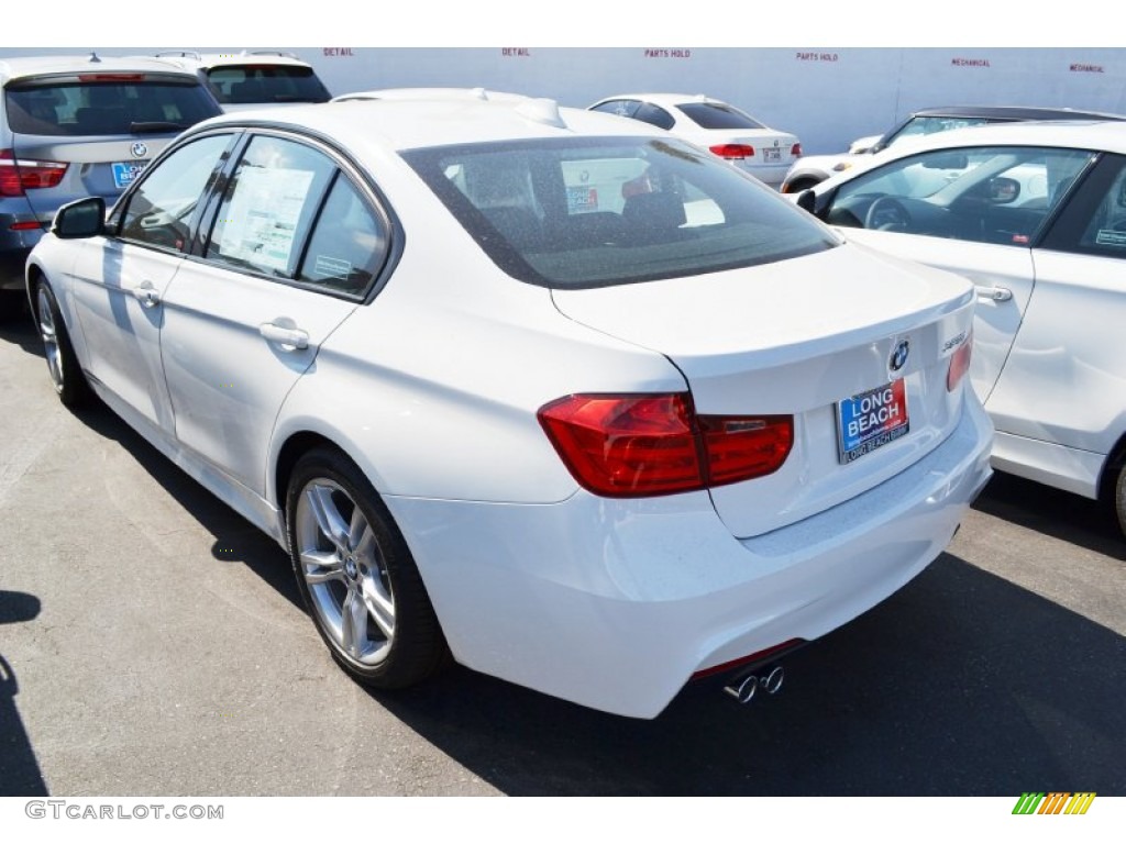 2013 3 Series 328i Sedan - Alpine White / Black photo #4