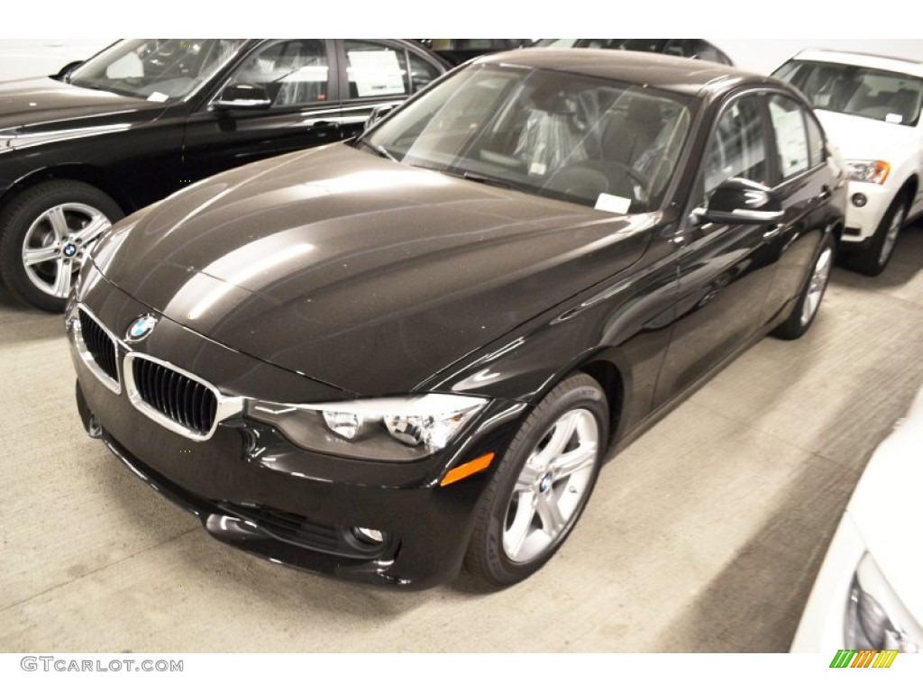2013 3 Series 328i Sedan - Jet Black / Black photo #9