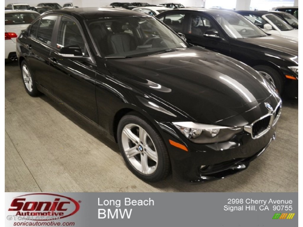 2013 3 Series 328i Sedan - Jet Black / Black photo #1