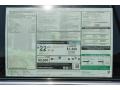 2013 BMW 7 Series 740Li Sedan Window Sticker