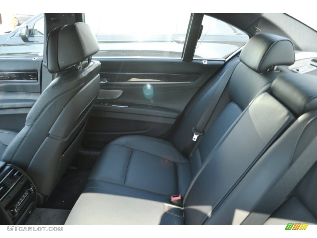 Black Interior 2013 BMW 7 Series 750i Sedan Photo #70591851
