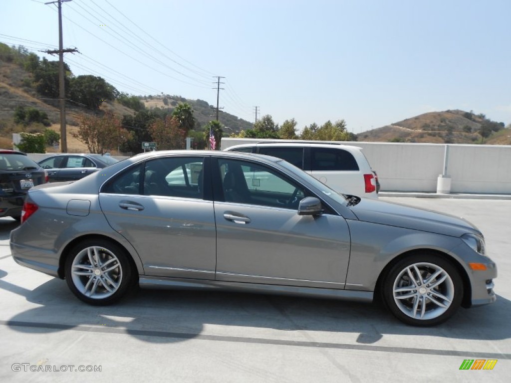 Palladium Silver Metallic 2013 Mercedes-Benz C 250 Sport Exterior Photo #70592847