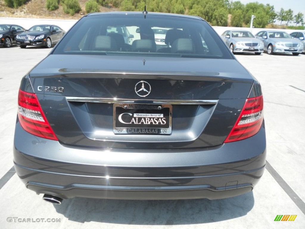 2013 C 250 Sport - Steel Grey Metallic / Black photo #7