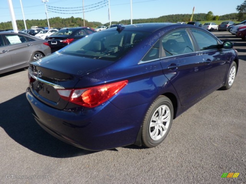 2013 Sonata GLS - Indigo Night Blue / Gray photo #7