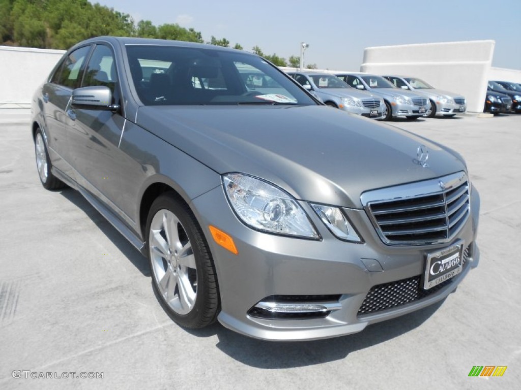 2013 E 350 Sedan - Palladium Silver Metallic / Black photo #1