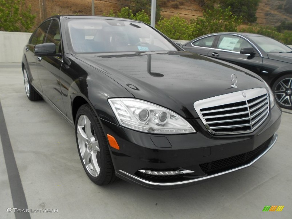 2013 S 550 Sedan - Black / Black photo #1