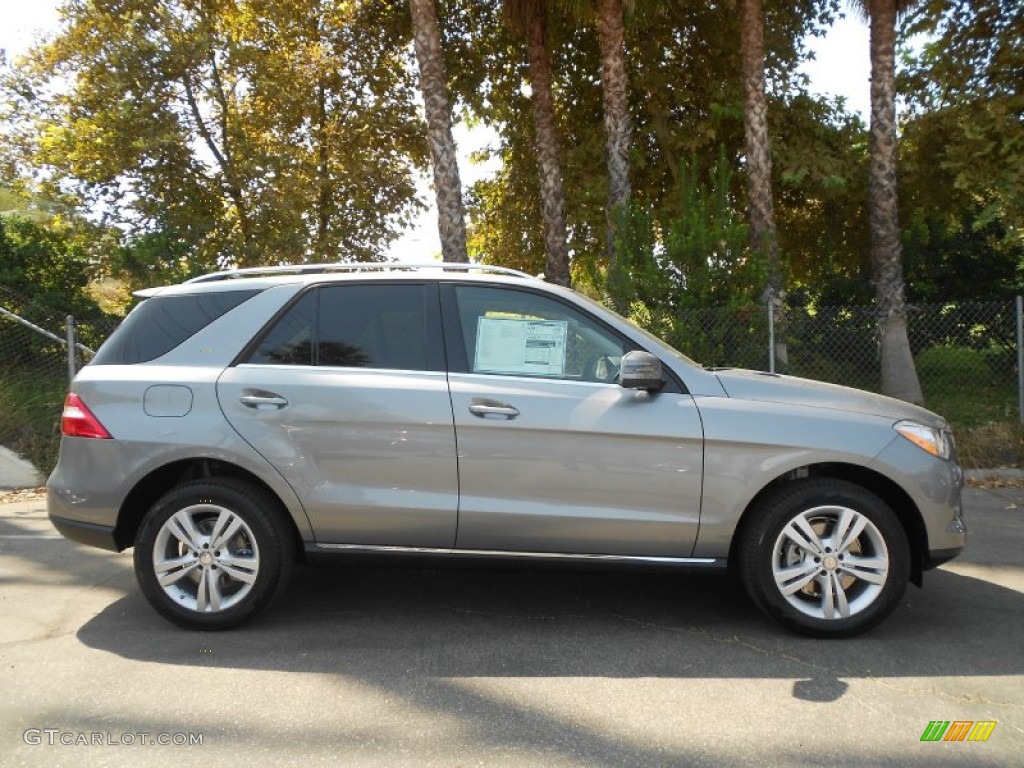 2013 ML 350 4Matic - Palladium Silver Metallic / Black photo #3