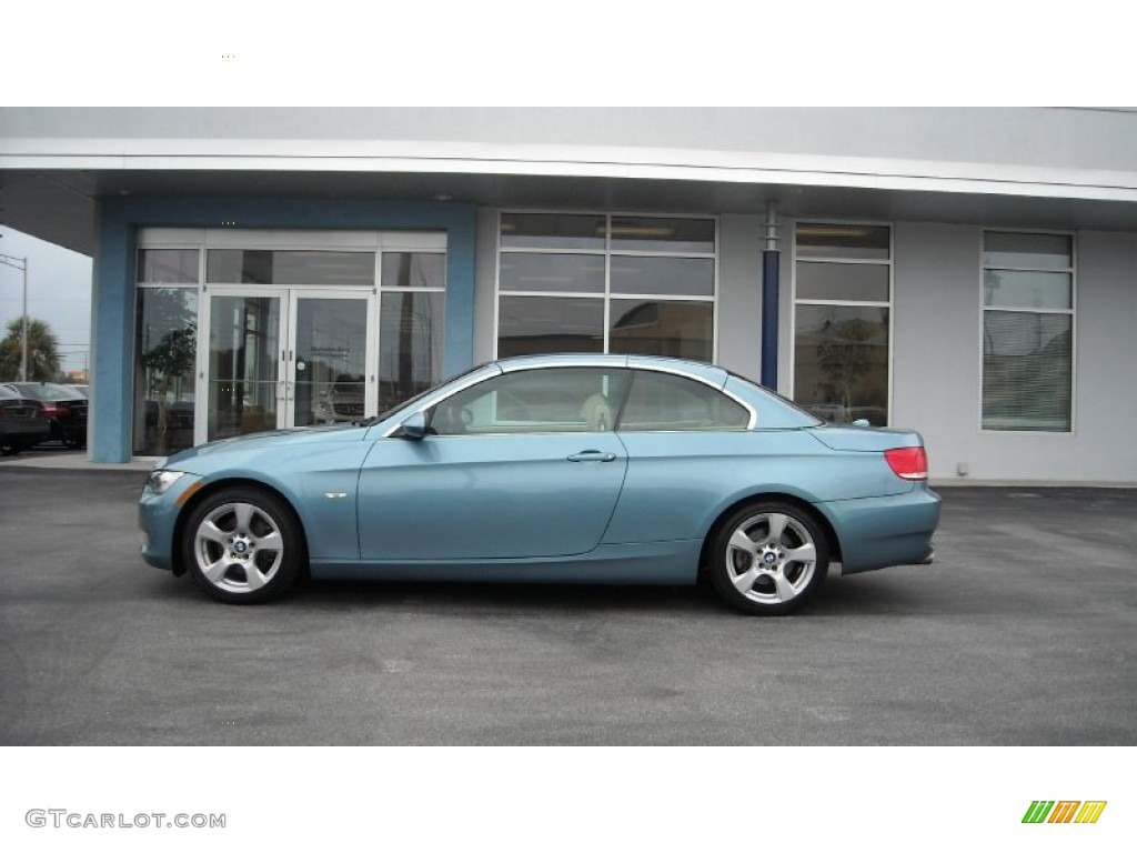 2008 3 Series 328i Convertible - Atlantic Blue Metallic / Cream Beige photo #2