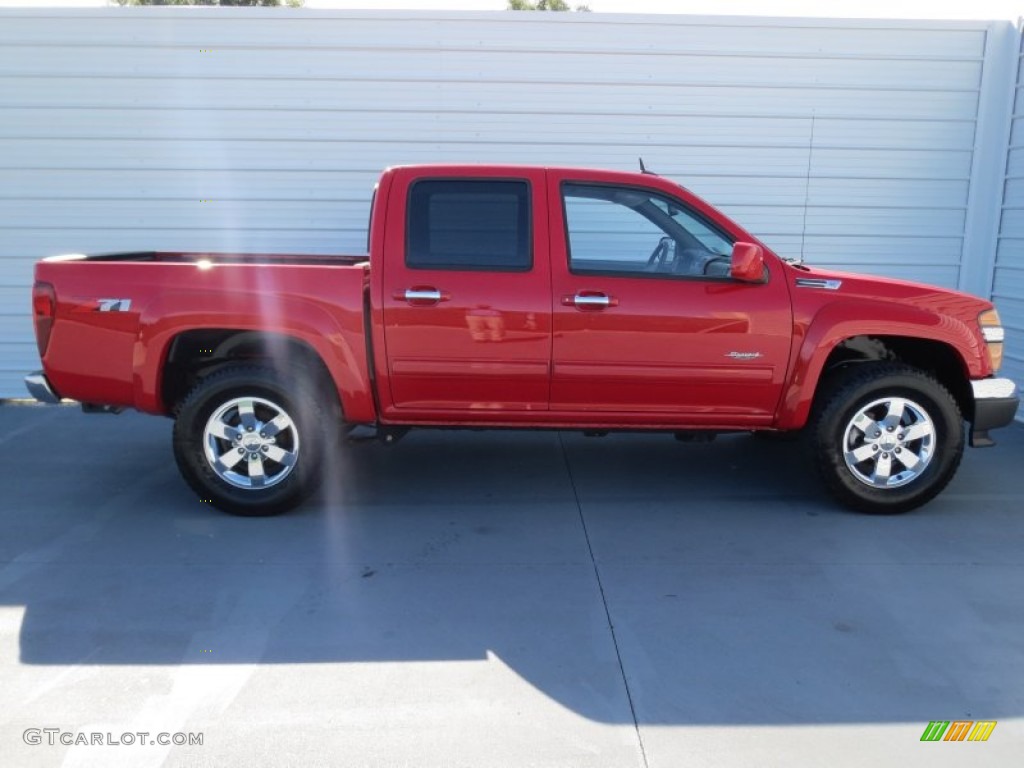 2010 Colorado LT Crew Cab - Victory Red / Medium Pewter photo #2