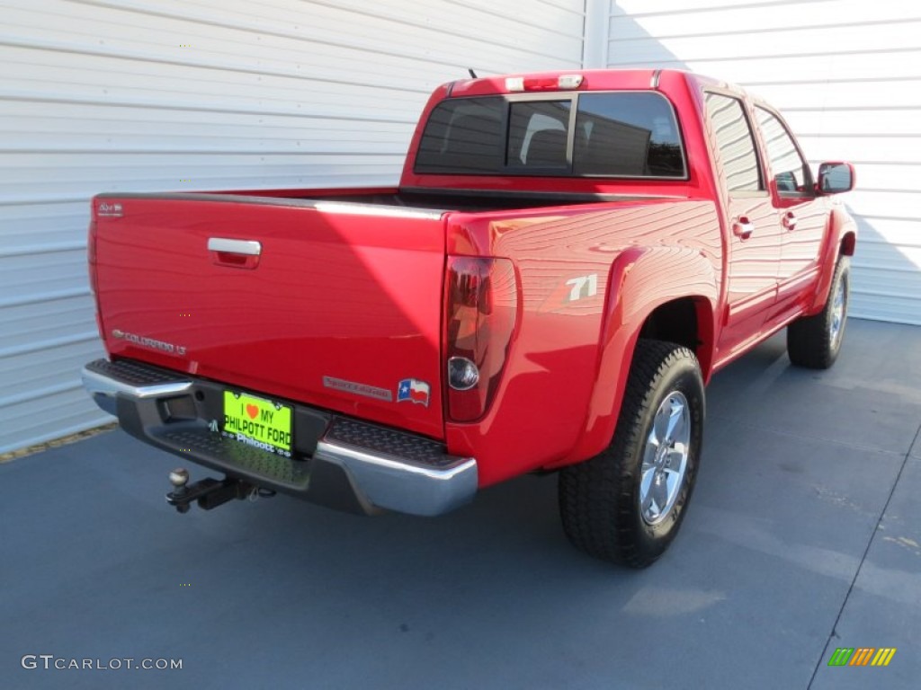 2010 Colorado LT Crew Cab - Victory Red / Medium Pewter photo #3