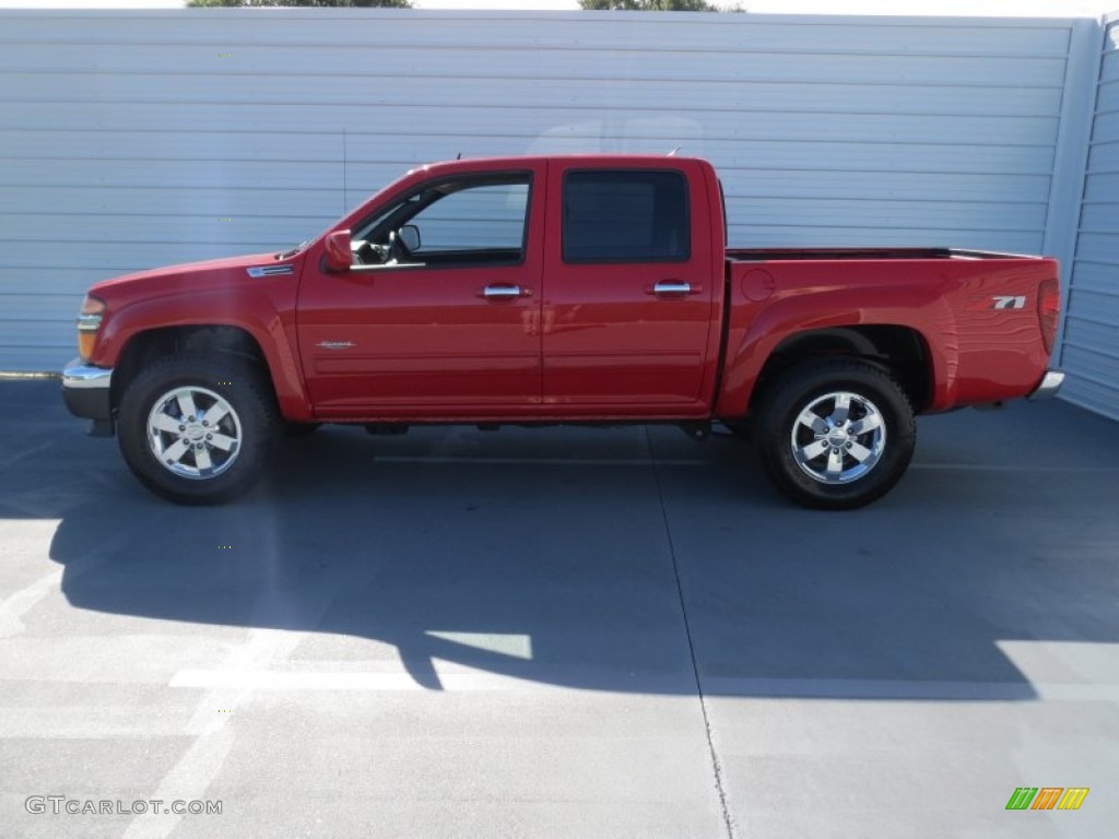 2010 Colorado LT Crew Cab - Victory Red / Medium Pewter photo #5