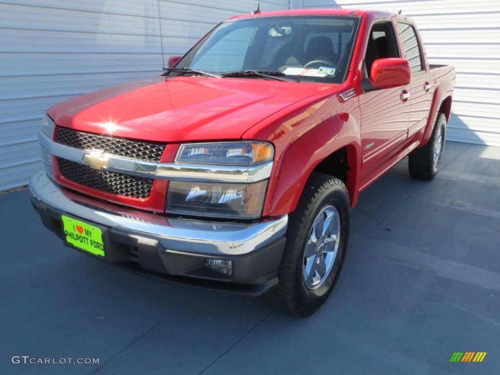 2010 Colorado LT Crew Cab - Victory Red / Medium Pewter photo #6