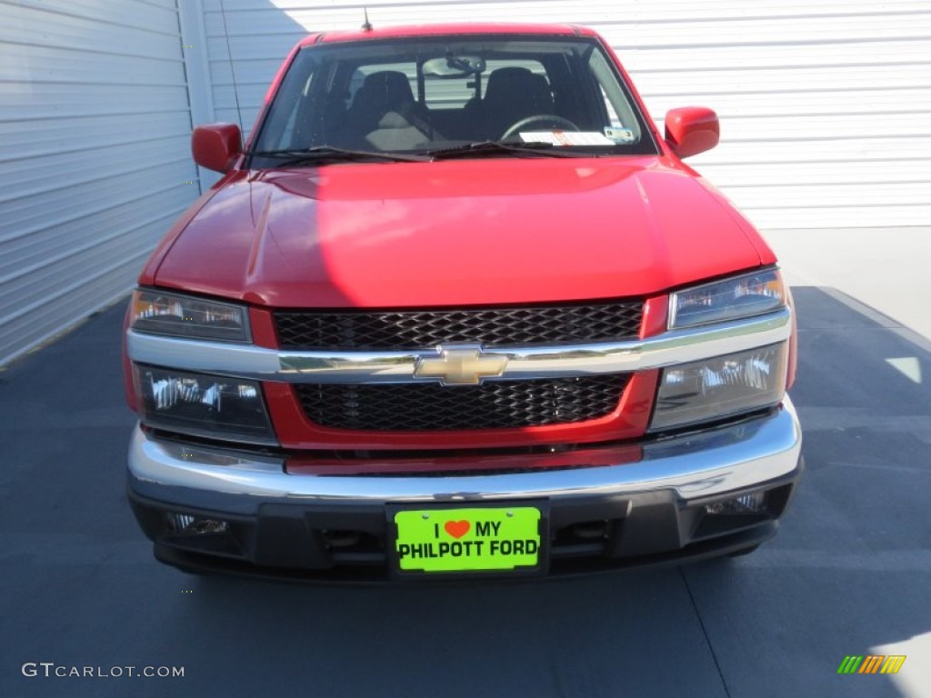 2010 Colorado LT Crew Cab - Victory Red / Medium Pewter photo #7