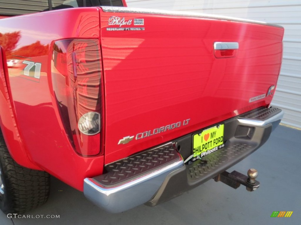 2010 Colorado LT Crew Cab - Victory Red / Medium Pewter photo #21