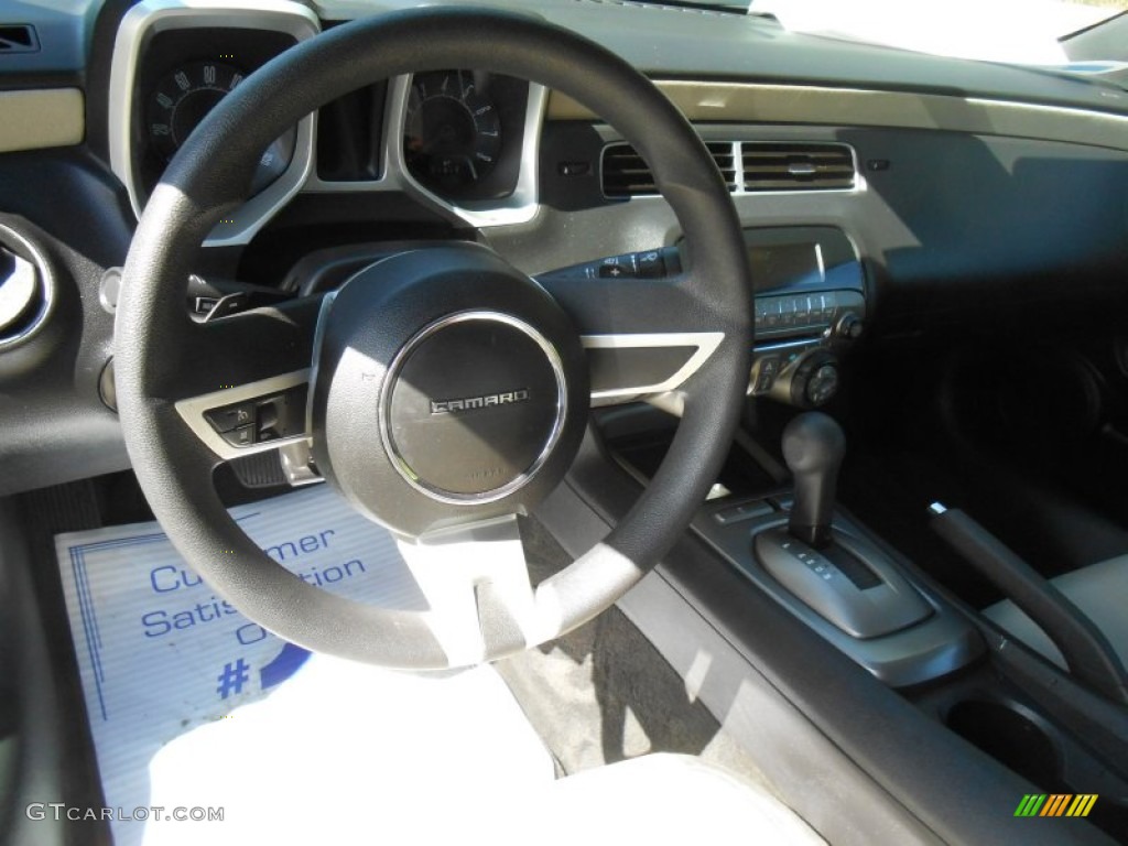 2010 Camaro LT Coupe - Summit White / Beige photo #10