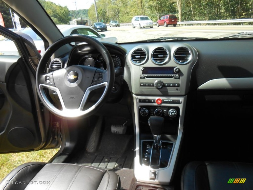 2012 Chevrolet Captiva Sport LTZ AWD Black Dashboard Photo #70594272