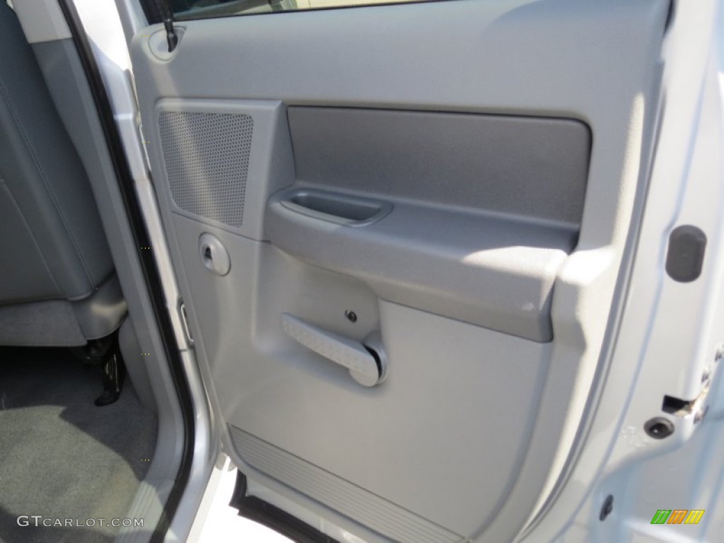 2007 Ram 3500 Lone Star Quad Cab 4x4 Dually - Bright Silver Metallic / Medium Slate Gray photo #24
