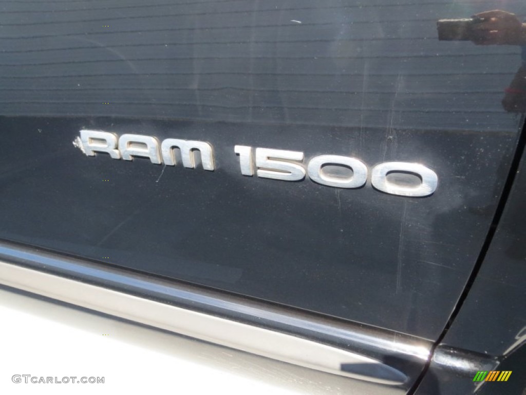 2004 Ram 1500 ST Quad Cab - Black / Taupe photo #14