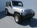 2004 Bright Silver Metallic Jeep Wrangler X 4x4  photo #1