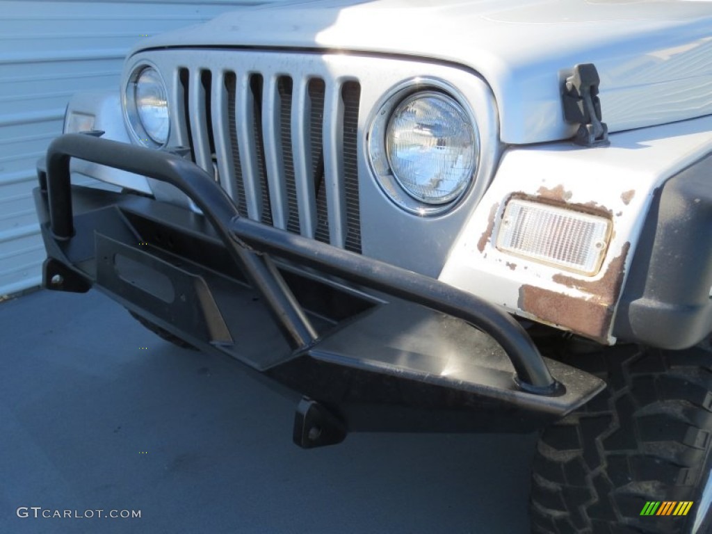 2004 Wrangler X 4x4 - Bright Silver Metallic / Dark Slate Gray photo #10