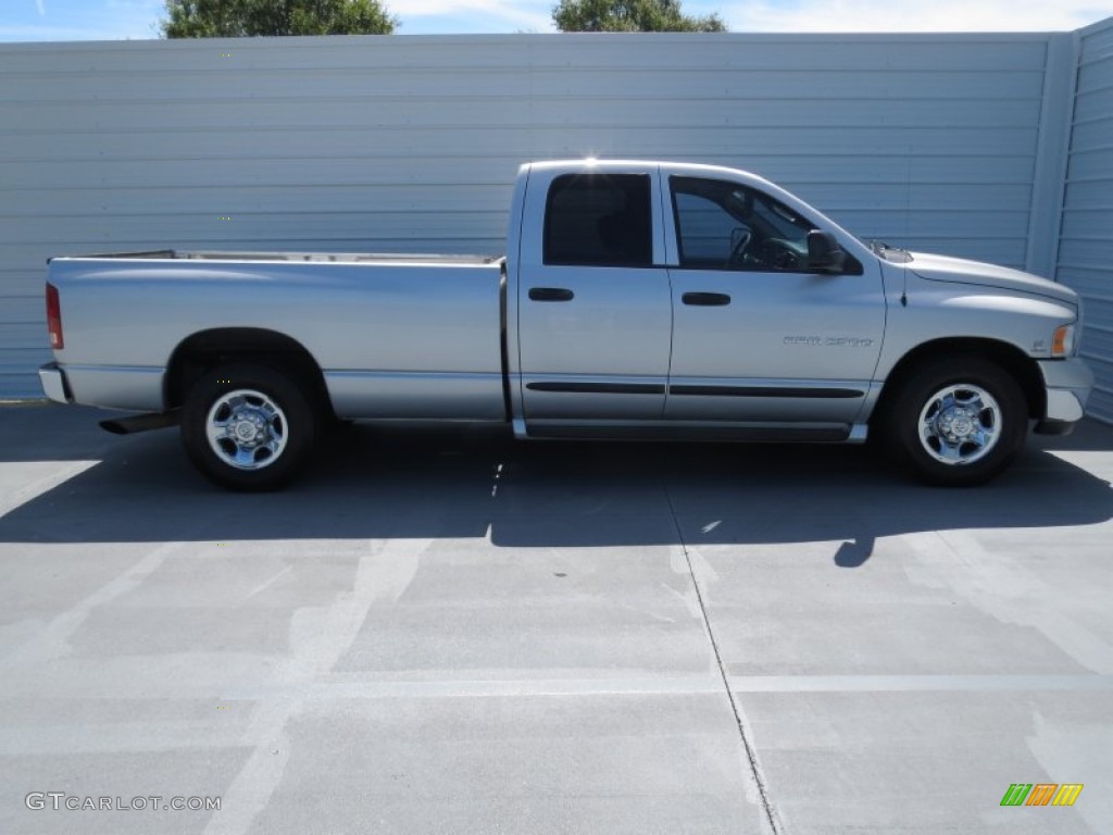 2003 Ram 2500 SLT Quad Cab - Bright Silver Metallic / Dark Slate Gray photo #2