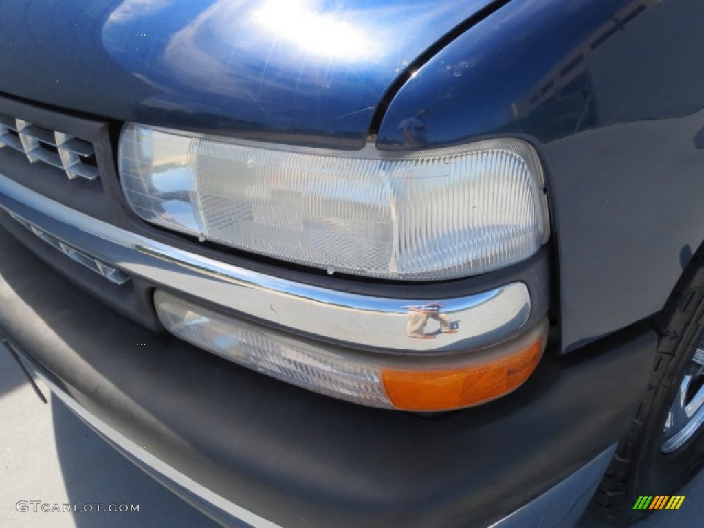 2001 Silverado 1500 LS Regular Cab - Indigo Blue Metallic / Graphite photo #8