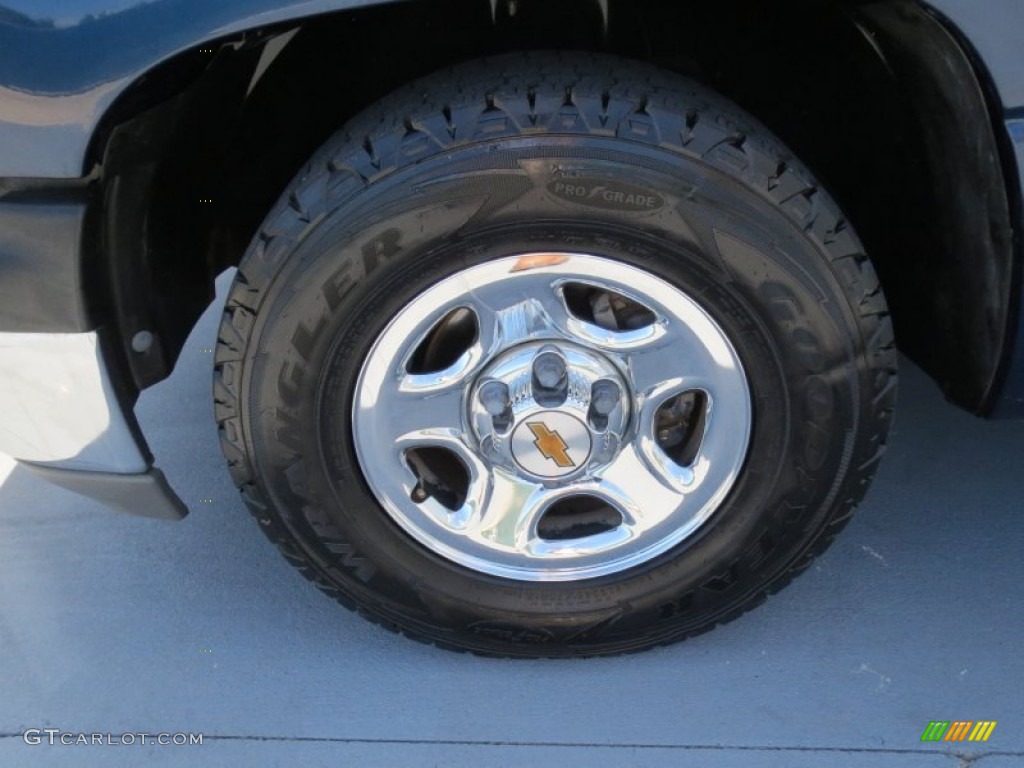 2001 Silverado 1500 LS Regular Cab - Indigo Blue Metallic / Graphite photo #9