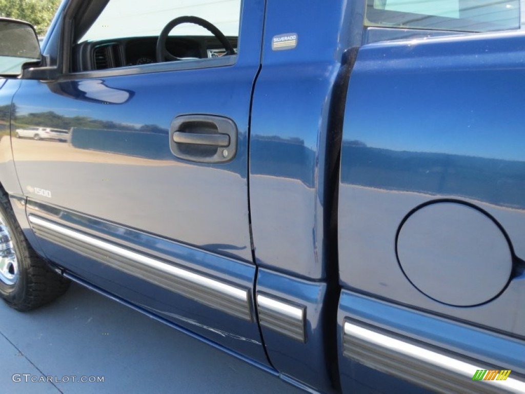2001 Silverado 1500 LS Regular Cab - Indigo Blue Metallic / Graphite photo #12