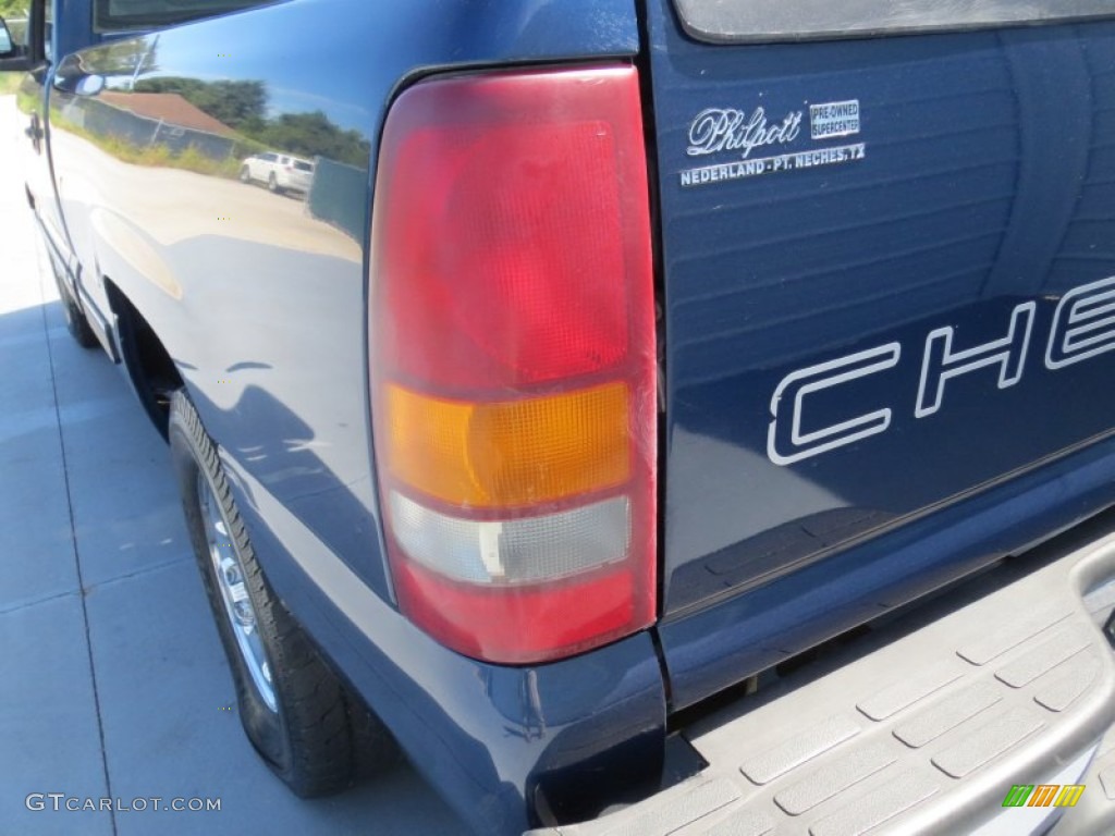2001 Silverado 1500 LS Regular Cab - Indigo Blue Metallic / Graphite photo #14
