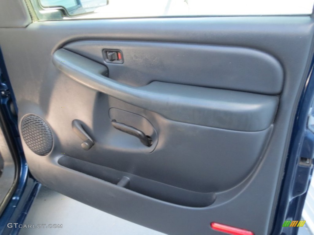 2001 Silverado 1500 LS Regular Cab - Indigo Blue Metallic / Graphite photo #18