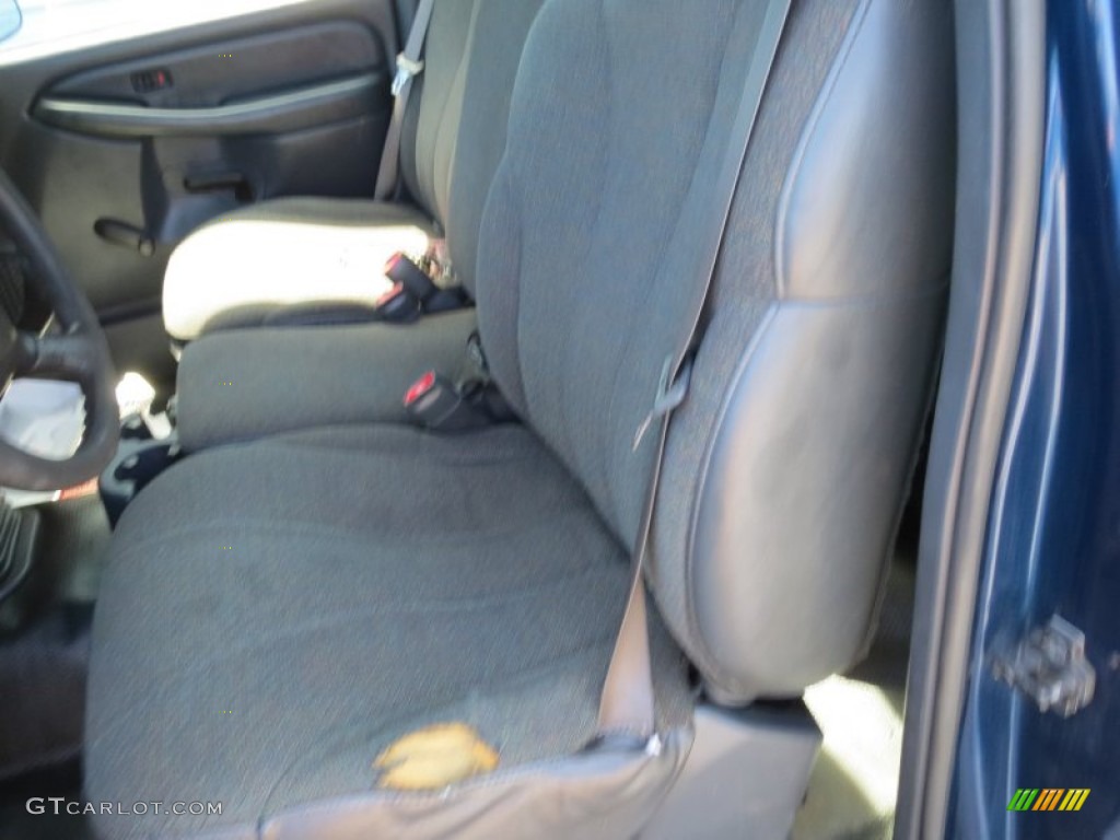 2001 Silverado 1500 LS Regular Cab - Indigo Blue Metallic / Graphite photo #24