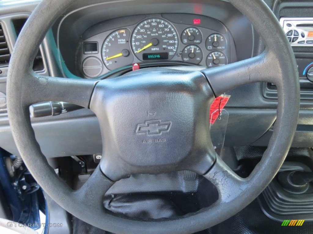 2001 Silverado 1500 LS Regular Cab - Indigo Blue Metallic / Graphite photo #29