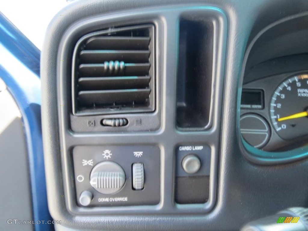 2001 Silverado 1500 LS Regular Cab - Indigo Blue Metallic / Graphite photo #32