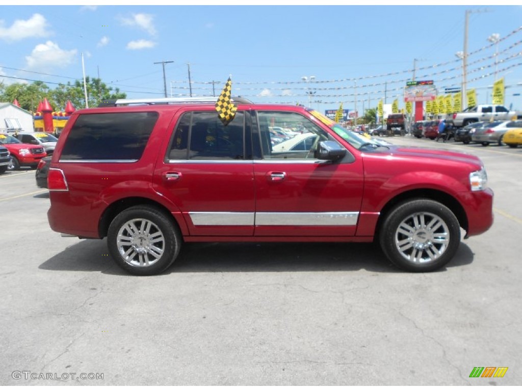 2007 Navigator Ultimate - Vivid Red Metallic / Camel/Sand photo #4