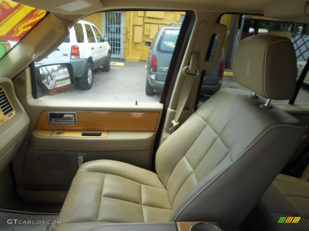 2007 Navigator Ultimate - Vivid Red Metallic / Camel/Sand photo #12