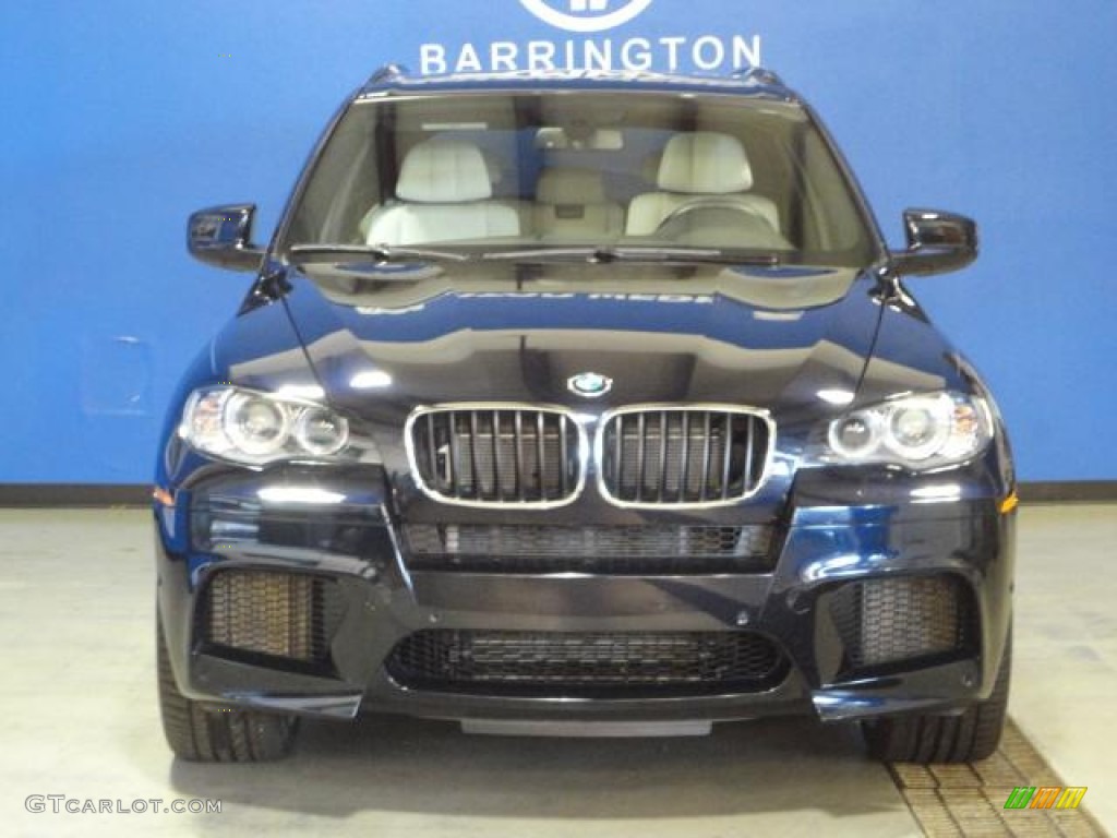 2011 X5 M M xDrive - Carbon Black Metallic / Silverstone II photo #2