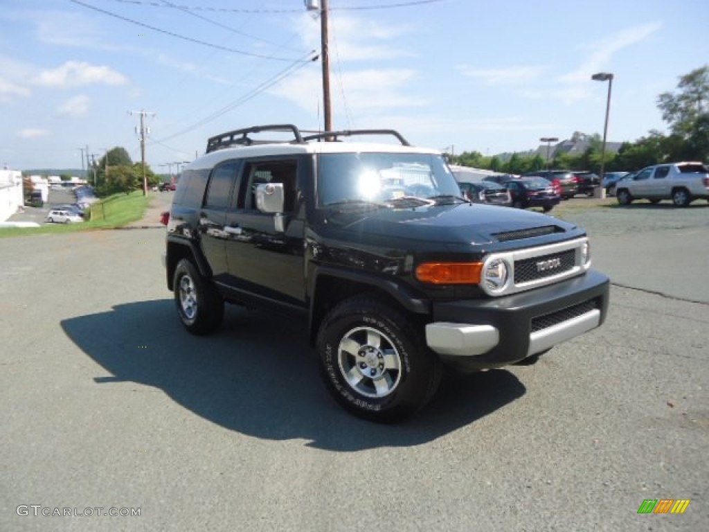 2009 FJ Cruiser 4WD - Black Diamond / Dark Charcoal photo #1