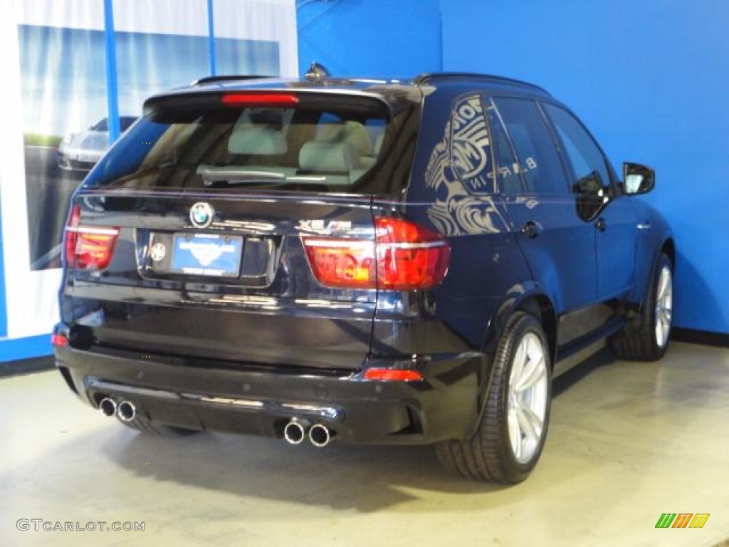 2011 X5 M M xDrive - Carbon Black Metallic / Silverstone II photo #8