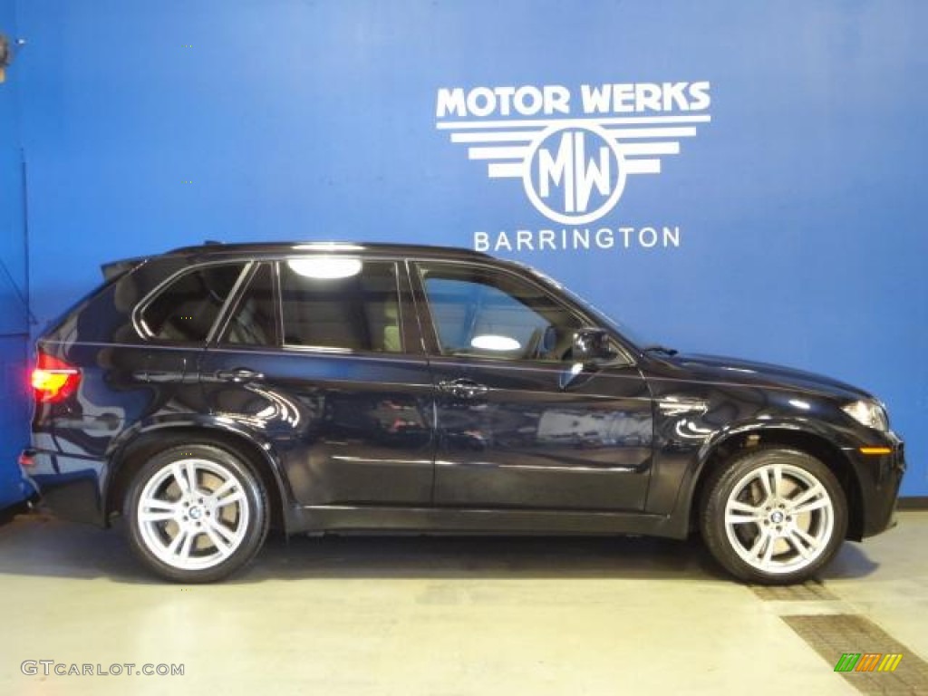 2011 X5 M M xDrive - Carbon Black Metallic / Silverstone II photo #10