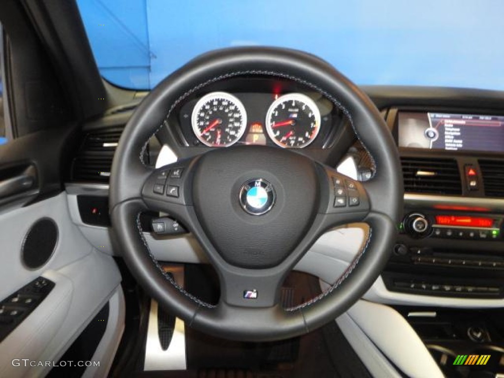 2011 BMW X5 M M xDrive Silverstone II Steering Wheel Photo #70600104