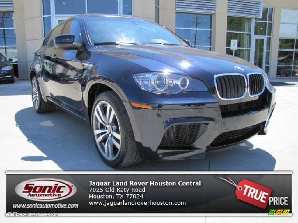 2011 X6 M M xDrive - Carbon Black Metallic / Black Merino Leather photo #1