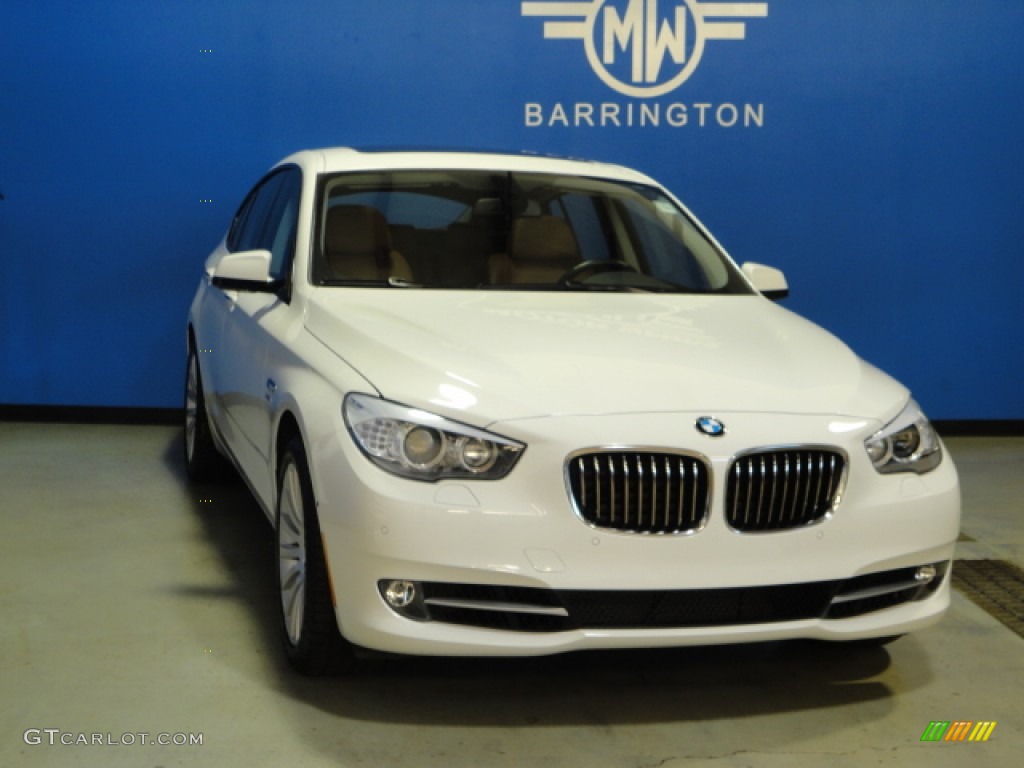 2011 5 Series 535i xDrive Gran Turismo - Alpine White / Cinnamon Brown photo #1