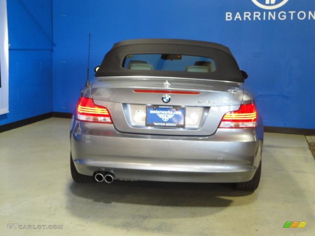 2009 1 Series 128i Convertible - Space Grey Metallic / Grey Boston Leather photo #7