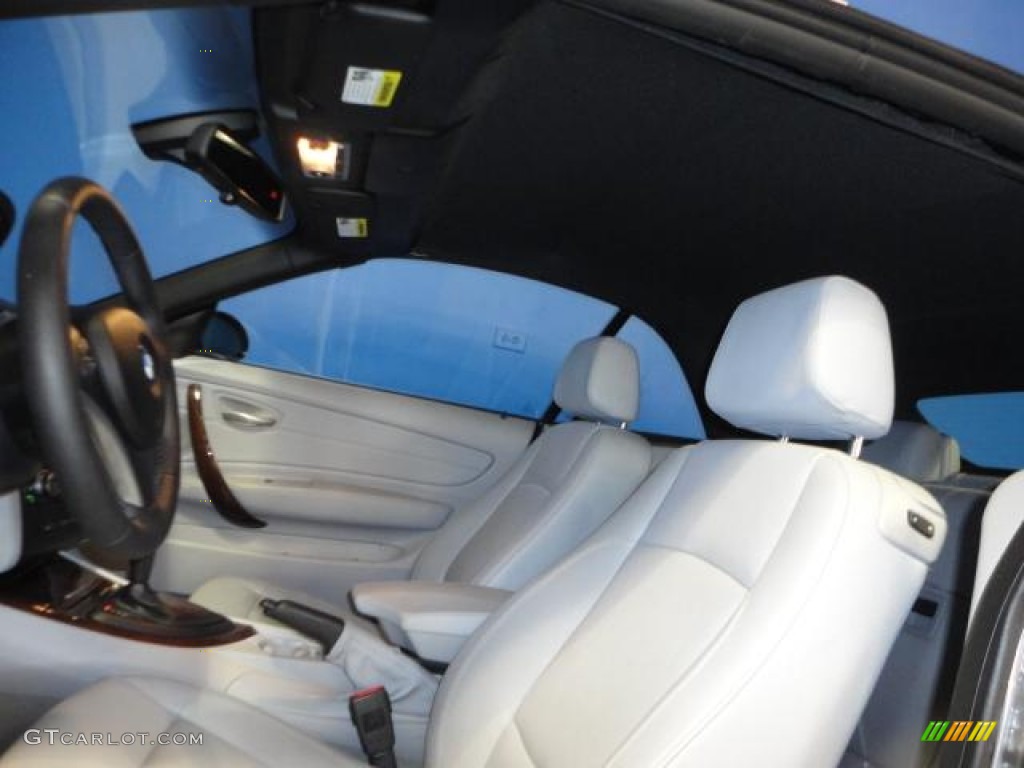 2009 1 Series 128i Convertible - Space Grey Metallic / Grey Boston Leather photo #25