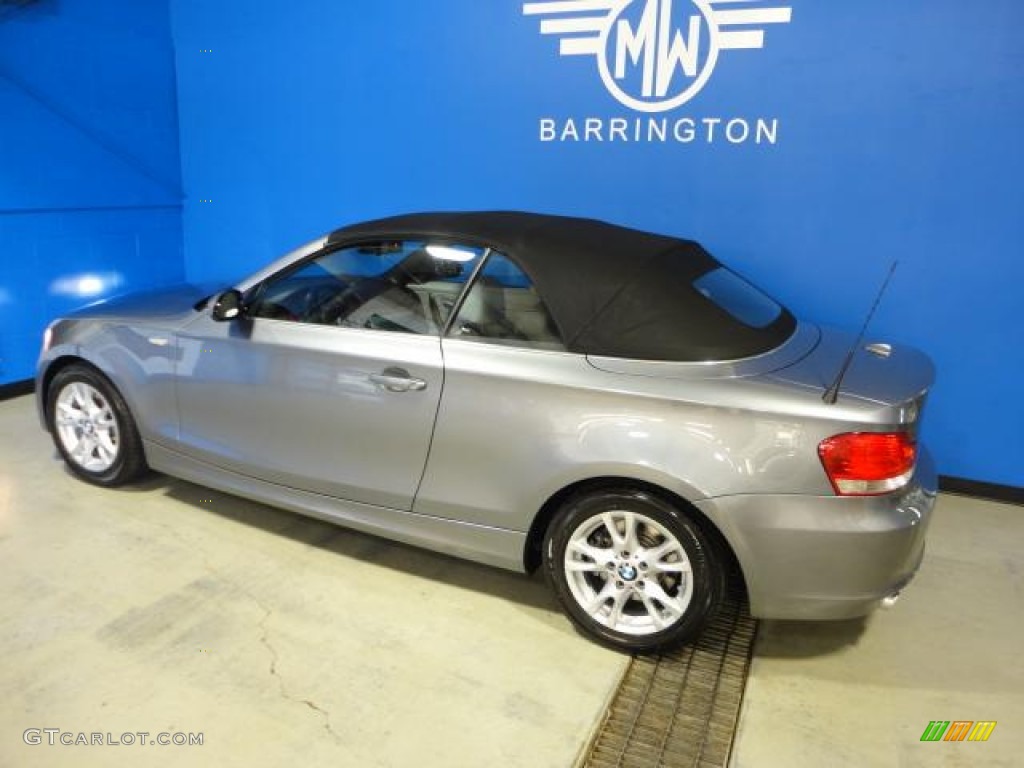 2009 1 Series 128i Convertible - Space Grey Metallic / Grey Boston Leather photo #38