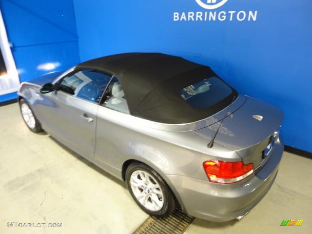 2009 1 Series 128i Convertible - Space Grey Metallic / Grey Boston Leather photo #39