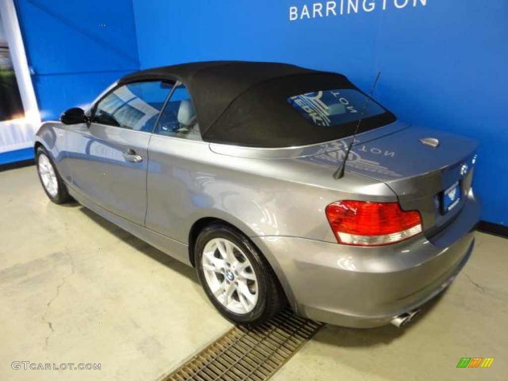 2009 1 Series 128i Convertible - Space Grey Metallic / Grey Boston Leather photo #40
