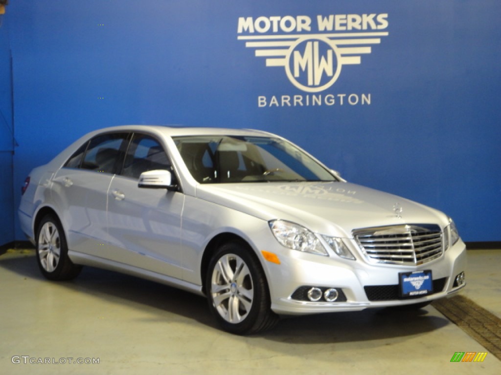 2011 E 350 4Matic Sedan - Iridium Silver Metallic / Black photo #1